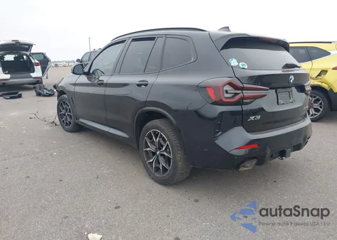 2024 BMW X3 xDrive30I из США, поврежденный, VIN 5UX53DP07R9U63190